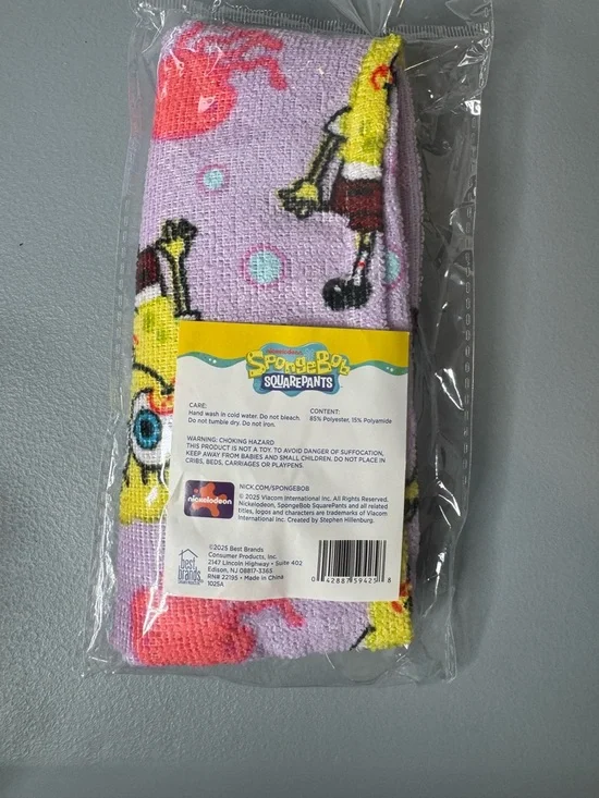 SpongeBob SquarePants jellyfish lavender Microfiber Hair Towel Terry cloth - Picture 2 of 2